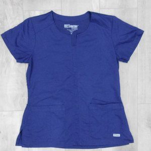 Greys Anatomy Women's Medium Navy Blue Top